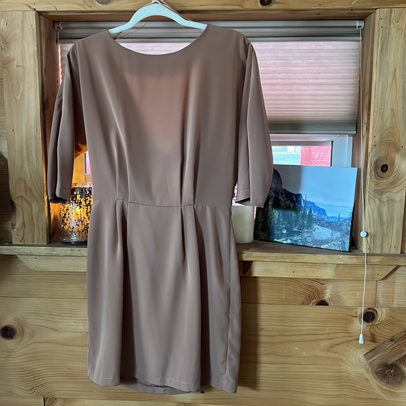 Topshop low-back 3/4 sleeve dress - Picture 3 of 4